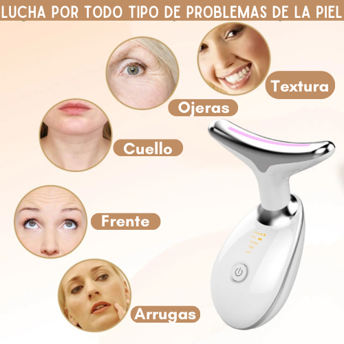 MASAJEADOR FACIAL Y  DE CUELLO ANTIARRUGAS