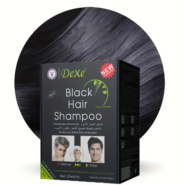 Transforma Tu Cabello con Nuestro Shampoo Cubre Canas Color Negro