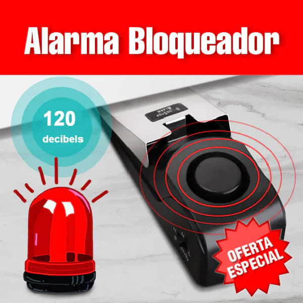 Protege tu hogar con la ALARMA SIRENA CUÑA TRANCA PUERTA